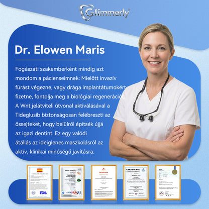 🦷🦷CleraNaure® Tideglusib Fog & íny Javító mikrotűs tapasz | Fejlett őssejt-aktiváló fogcsíkok (újjáépíti a fogzománcot és a dentint • erősíti az ínyt • megszünteti a fogkövet és a szagokat • megállítja a fogérzékenységet)3.0🦷