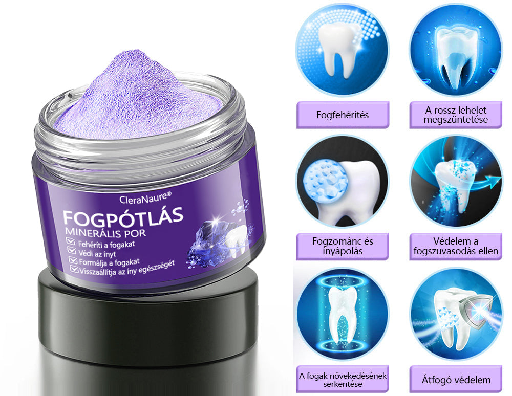 🦷🦷CleraNature® Fogak Helyreállító Ásványi Por