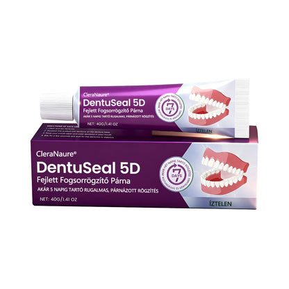 CleraNaure® DentuSeal 5D fejlett műfogsorrögzítő és párnázó ragasztó💜