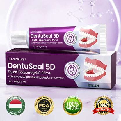 CleraNaure® DentuSeal 5D fejlett műfogsorrögzítő és párnázó ragasztó💜