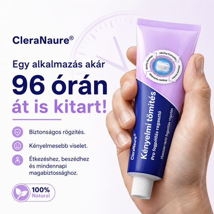 💎💎💎  KORLÁTOZOTT KÜLÖNLEGES AJÁNLAT 🔥 CleraNaure® Comfort Seal Pro Fogsor Ragasztó 🦷💜💜💜 FDA Tanúsítvánnyal🦷🦷🦷🦷