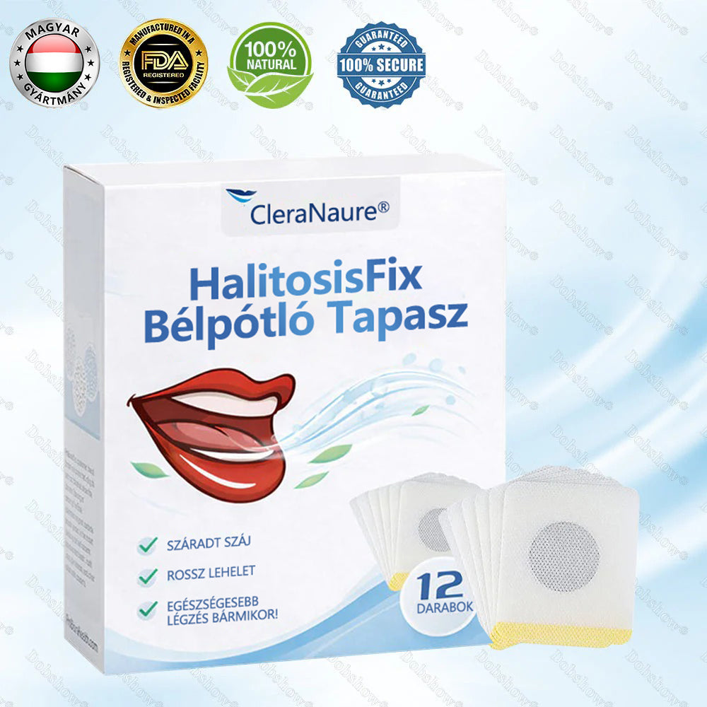 🔥CleraNaure® HalitosisFix Bélpótló Tapasz 🎉Speciális, korlátozott idejű kedvezmény