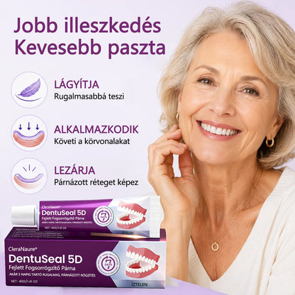 CleraNaure® DentuSeal 5D fejlett műfogsorrögzítő és párnázó ragasztó💜