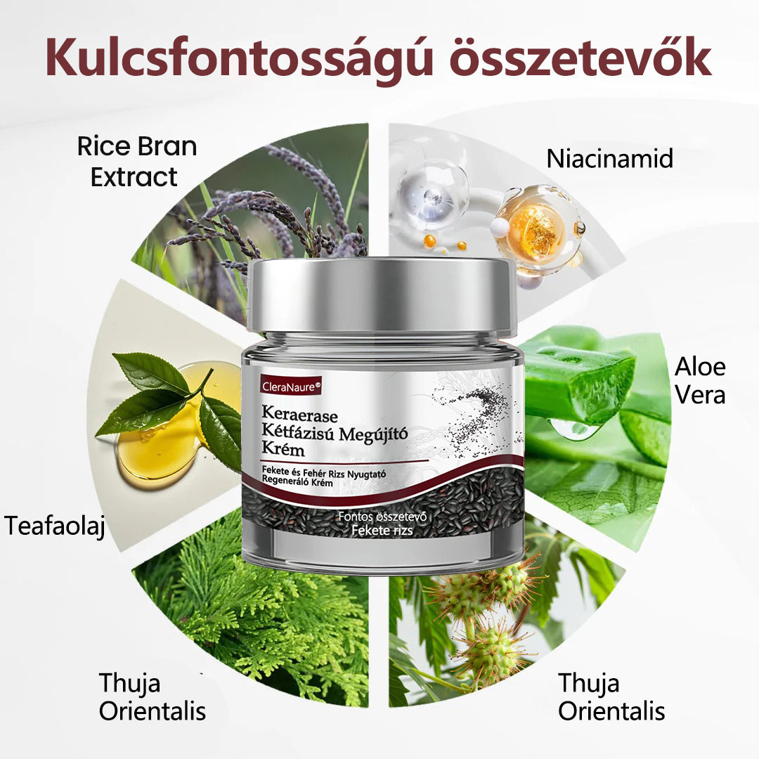 🧡Hivatalos áruház👨‍⚕️ CleraNaure® KeraErase - Kettős hatású bőrfiatalító krém 👨‍⚕️ (Kettős hatású fiatalítás – simítja a kiemelkedő dudorokat és lebontja a mélyen lerakódott keratint savak és irritáció nélkül)🌙🌙
