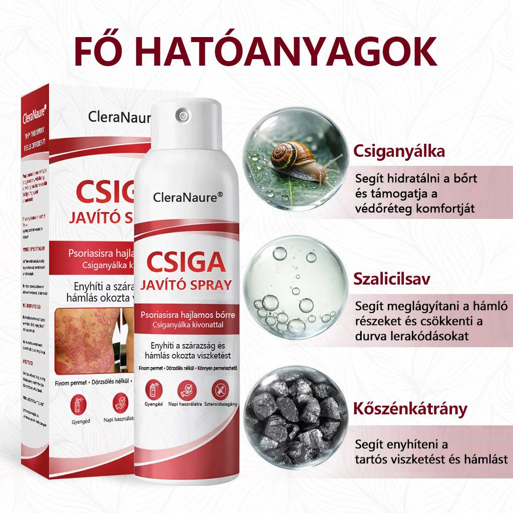 CleraNature® Bálnazsír Spray Viszkető, Hámló Psoriasisra Hajlamos Bőrre⭐⭐