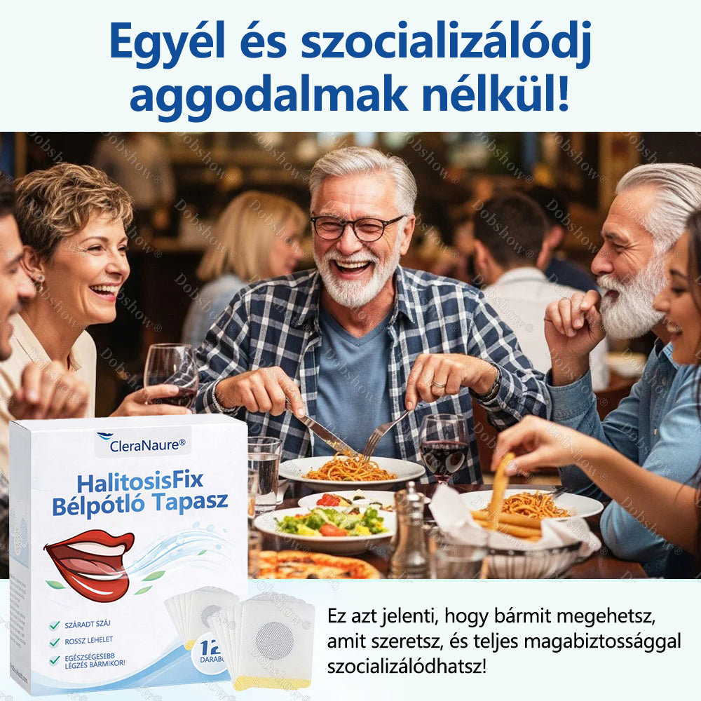 🔥CleraNaure® HalitosisFix Bélpótló Tapasz 🎉Speciális, korlátozott idejű kedvezmény