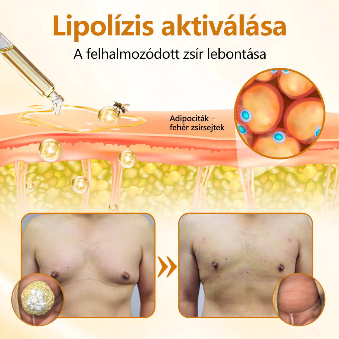 🔥 FÉRFI MELLFORMÁZÓ FRISSÍTÉS💪 CleraNaure® VenomDefine Pro Mellformázó Olaj 🐝 Napi Méhméreg Támogatás a Feszesebb, Jobban Formázott Mellért