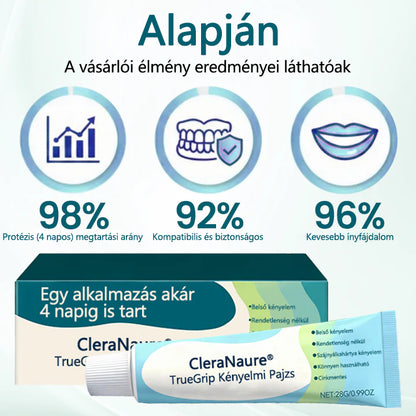 CleraNaure® TrueGrip 🔥 Egyél bármit újra 🏆 36 órás sziklaszilárd tartás