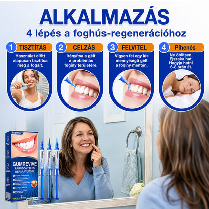 CleraNaure®💎 GumRevive – fejlett gél az íny és a fogágy ápolására🇭🇺👨‍⚕️