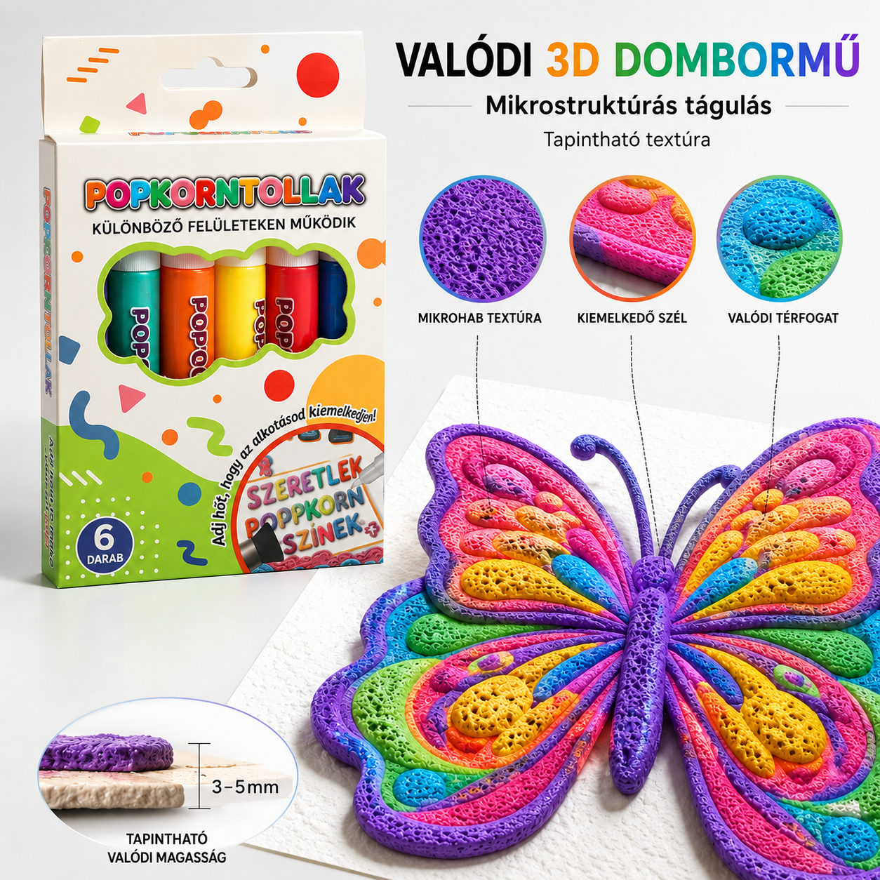 Spóroljon 50%-ot, ha még ma rendel 丨CleraNaure® 3D Relief Art Pen – Változtassa lapos rajzait megérinthető 3D művészetté🖌️🖍️