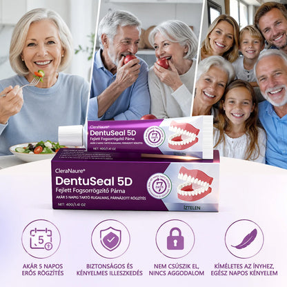 CleraNaure® DentuSeal 5D fejlett műfogsorrögzítő és párnázó ragasztó💜