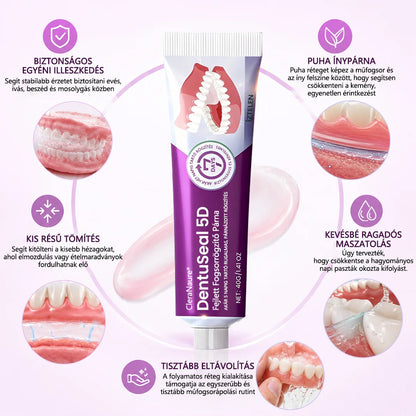 CleraNaure® DentuSeal 5D fejlett műfogsorrögzítő és párnázó ragasztó💜