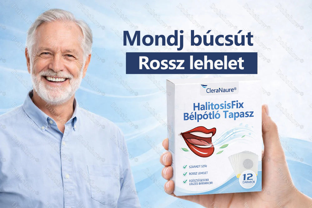 🔥CleraNaure® HalitosisFix Bélpótló Tapasz 🎉Speciális, korlátozott idejű kedvezmény